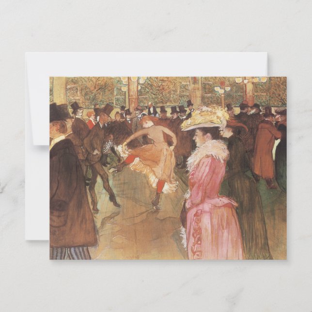 Bal à la discothèque par Toulouse Lautrec (Devant)