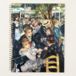 Bal au Moulin de la Galette Party Renoir<br><div class="desc">Pierre-Auguste Renoir. Boule au Moulin de la Galette. Portrait de groupe en bleu. Un jour férié dans la rue. Un grand groupe de garçons et de filles sont assis à une table. Les gens dansent dans l'arrière - plan. Reproduction d'oeuvres d'art célèbres dans le domaine public.</div>