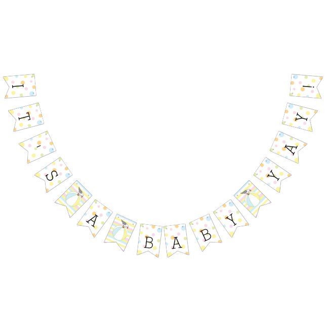 Bal baby shower Beach, Bannière Swallowtail (Tout)