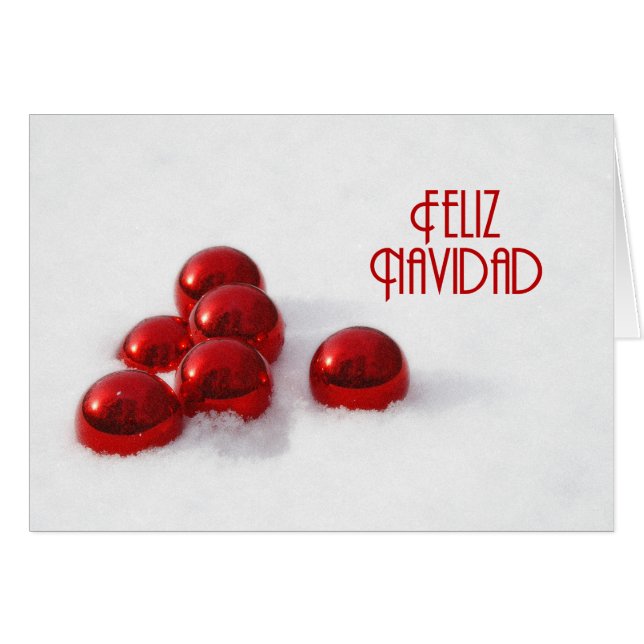 Bal de Feliz Navidad Xmas (Devant horizontal)