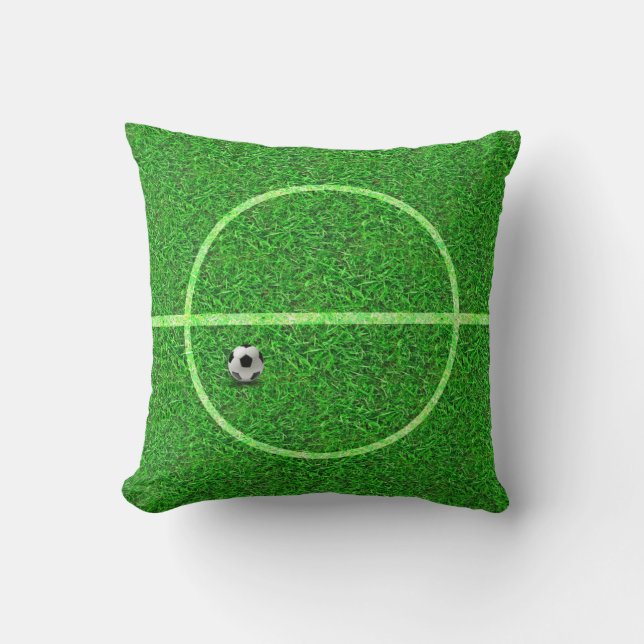Bal de football de football - Coussin (Recto)