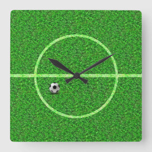 Bal De Football De Football - Mur Horloge