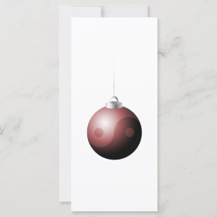 Bal de Noël de Yin Yang en rouge