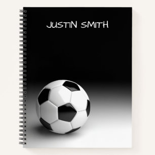 Bal de soccer Carnet Spiral Personnalisé