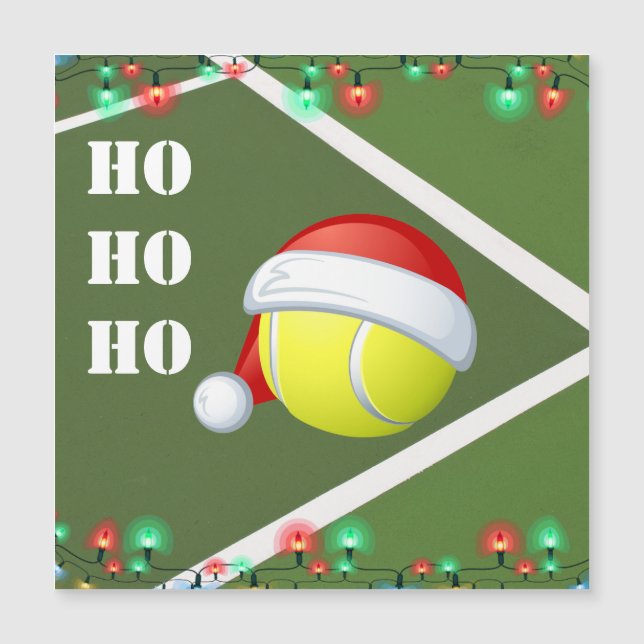 Bal de tennis avec Santa Hat Noël (Devant)