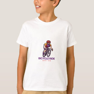 Balade à vélo - T-shirt Vintage à vélo