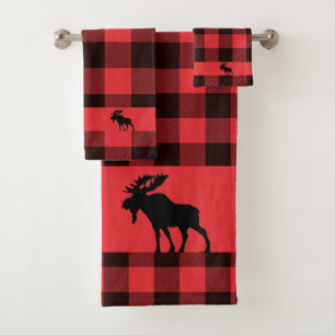 Balade Rustique Buffalo Moose Plaid Ensemble de se