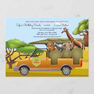 Balade Safari Anniversaire Sur Invitation