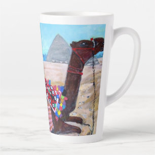 Balades en chameau à Gizeh, Latte Mug