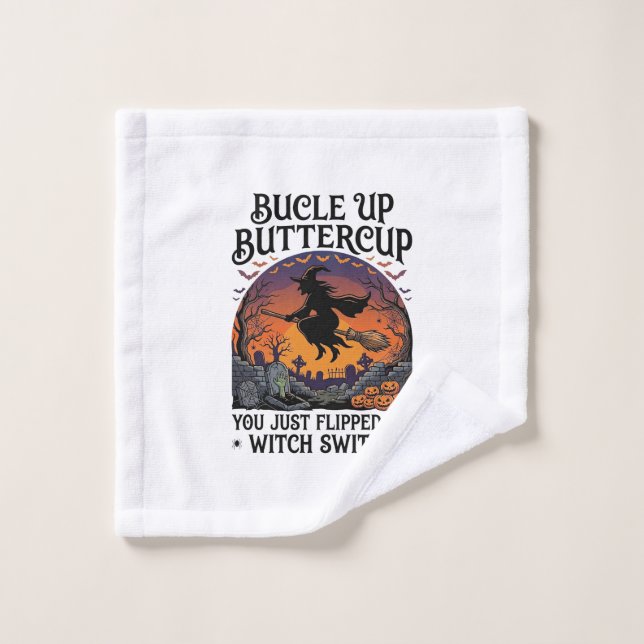 Balai de sorcière Bucle Up Buttercup Switch Hallow (Gant de toilette)