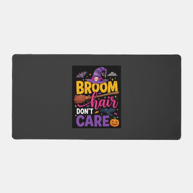 Balai d'Halloween Citation de Sorcière Cheveux N'i (Recto)