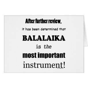 Balalaika instrument le plus important