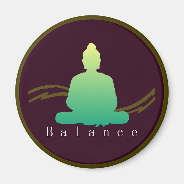 "Balance" Magnet Bouddha. (Devant)