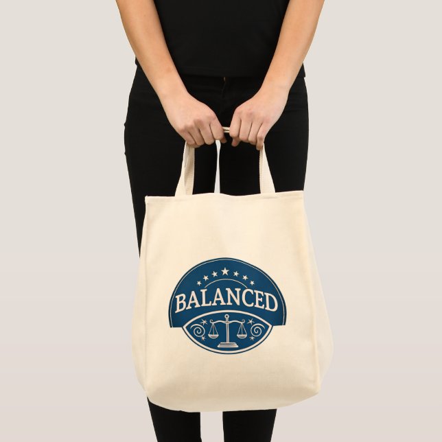 Balanced Grocery Tote Bag (Devant (produit))