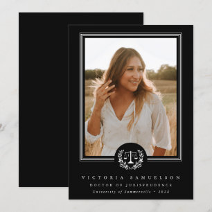 Balances de droit JD - Faire-part de cadre complet