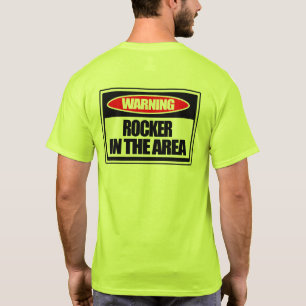 Balancier d'avertissement dans le T-shirt de