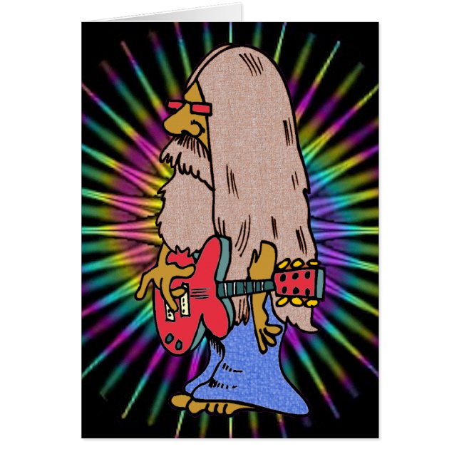 Balancier hippie aux cheveux longs (Devant)