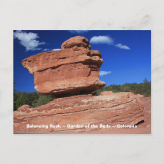 Balancing Rock ~ Colorado Carte postale