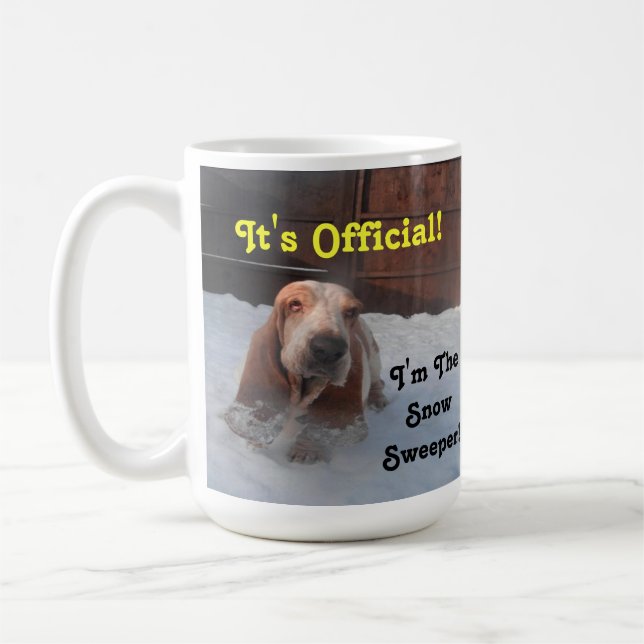 Balayage de neige à la hache de Mug Basset (Gauche)