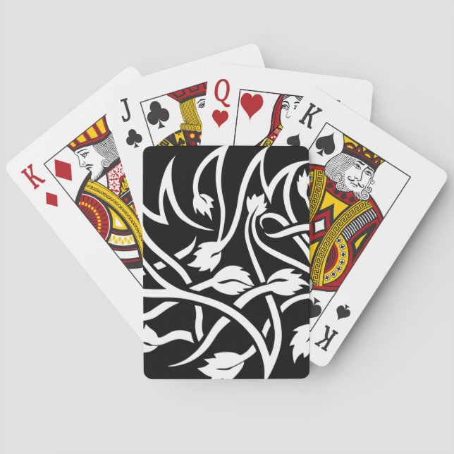 Balayage Tatouage blanc Cartes de jeu (dos)