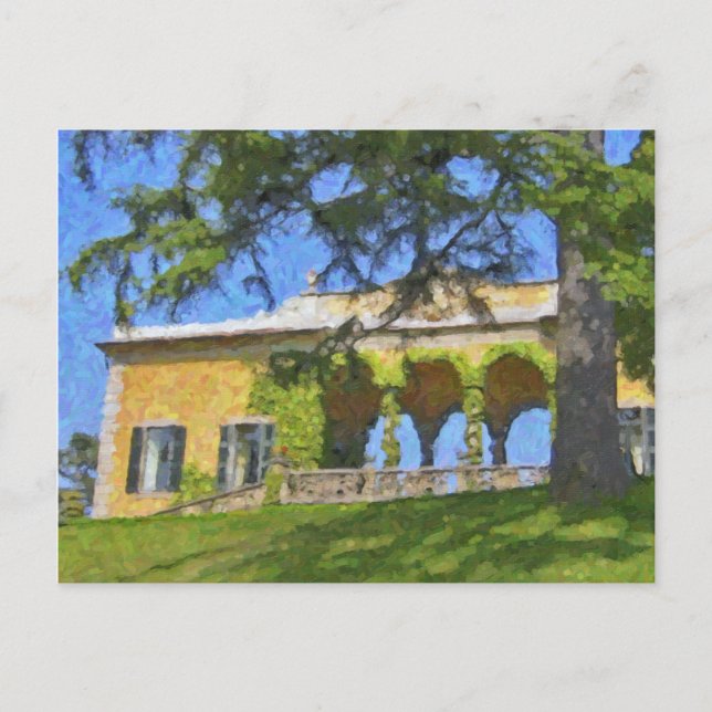 Balbianello Balaustre en Côme, Carte postale (Devant)