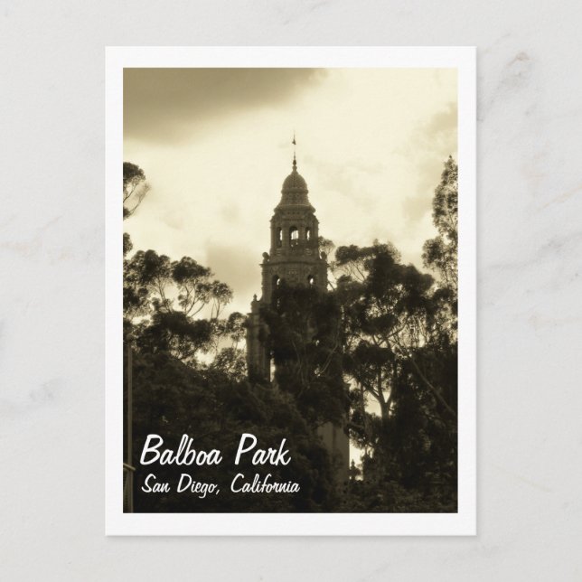 Balboa Park, San Diego CA, Carte postale (Devant)