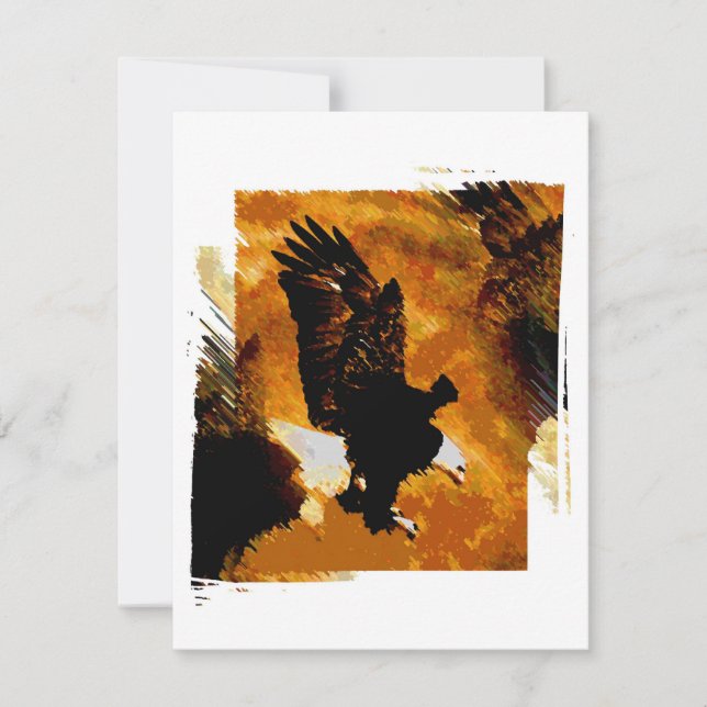 Bald American Eagle Landing (Devant)