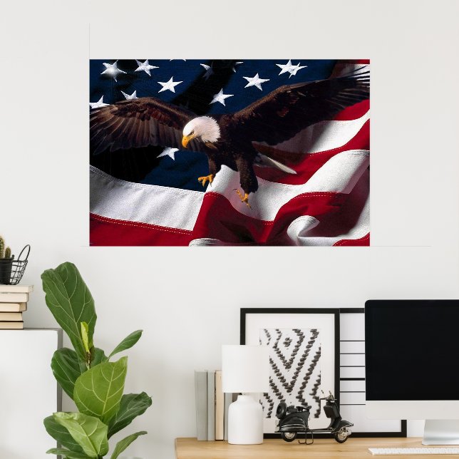 Bald Eagle 4 juillet affiche 15 (Bureau à domicile)