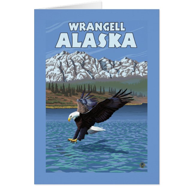 Bald Eagle Diving - Wrangell, Alaska (Devant)