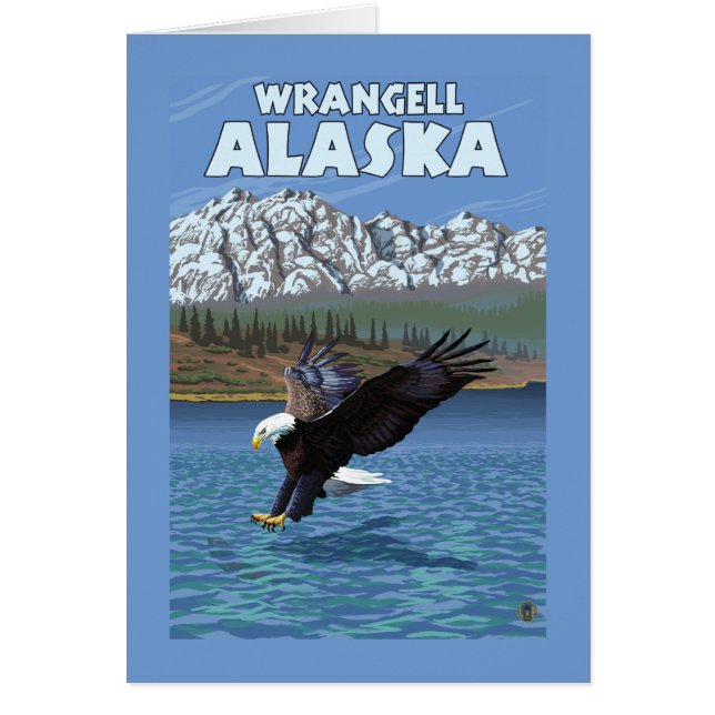 Bald Eagle Diving - Wrangell, Alaska (Devant)