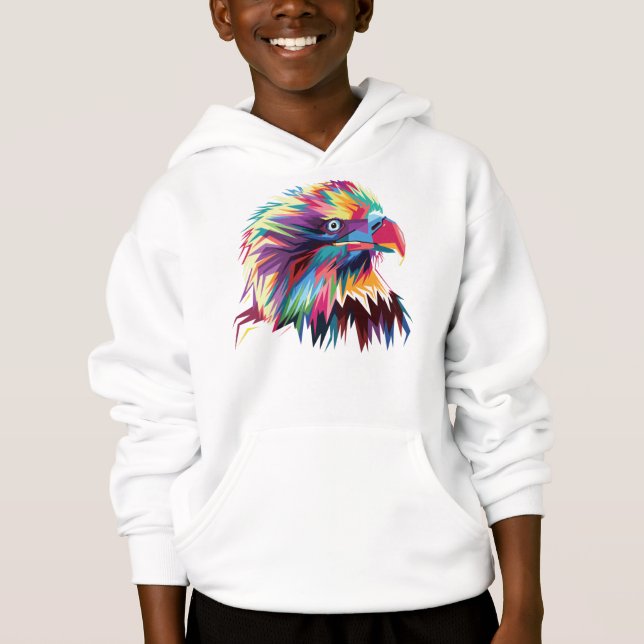 Bald Eagle géométrique Prismatic Design-80590 (Devant)