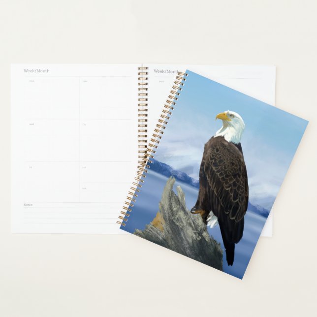 Bald Eagle Planner (Devant avec enveloppe)