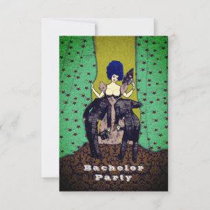 Bald Men - Invitations de baccalauréat / RSVP