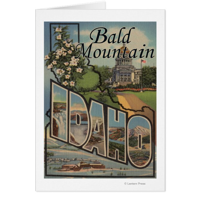 Bald Mountain, Idaho - Scènes de grandes lettres (Devant)
