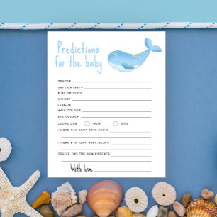 Baleine aquarelle - prédictions et conseils bébé