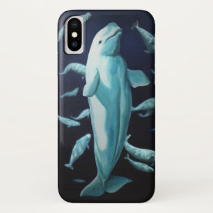 Baleine Beluga iPhoneX Coque baleine Coques de sma