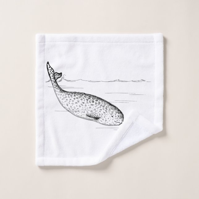 Baleine de Narwhal (Gant de toilette)
