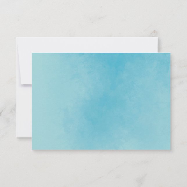 Baleine d'un Carte de remerciements temporel (Dos)