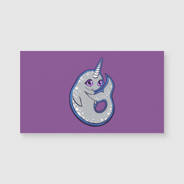 Baleine grise de Narwhal avec la conception de (Devant)