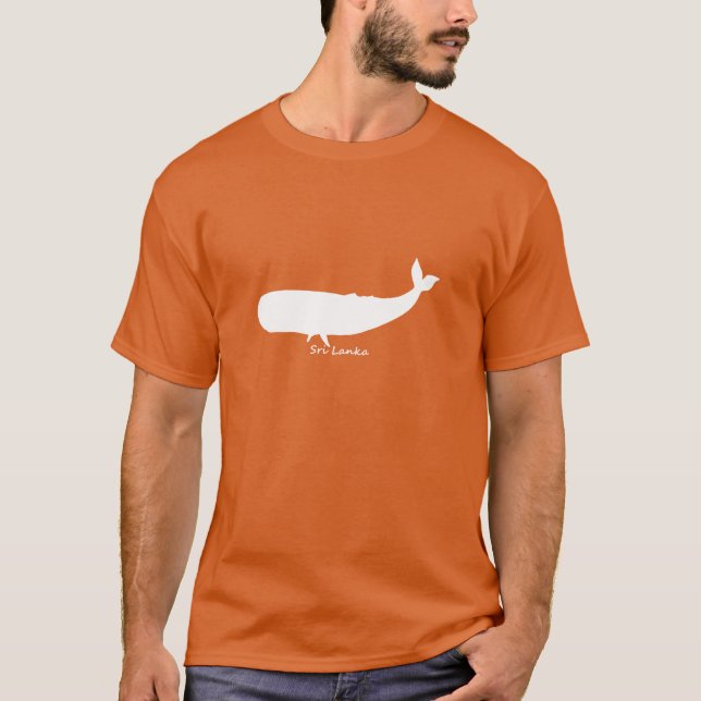 Baleine - hommes de base de T-shirt (Devant)