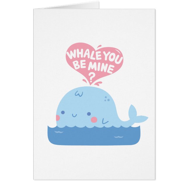 Baleine mignonne vous soyez salutation de jour de (Devant)