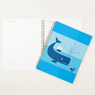 Baleine nautique et voilier Océan Blue Sea
