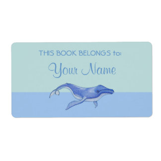 Baleine solo Sticker Étiquette