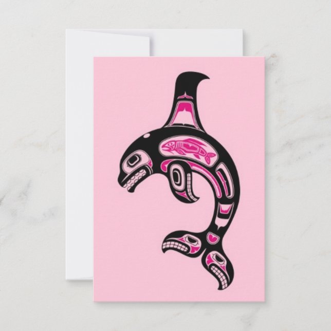 Baleine tueuse rose Haida Spirit (Devant)
