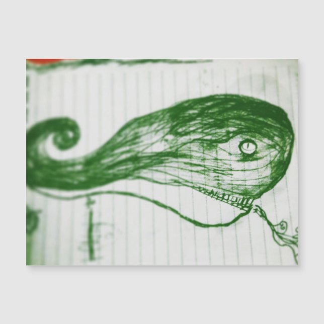 baleine verte dessin manga anime (Devant)