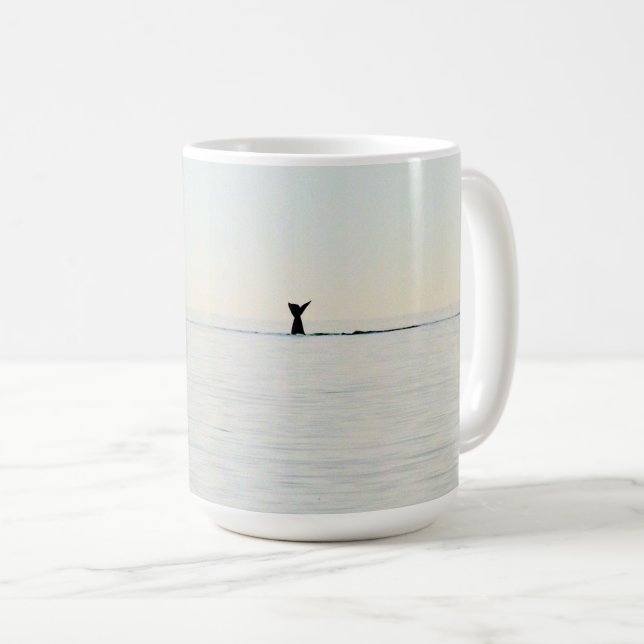 Baleines Calmer Calme Mug Relaxant (Devant droit)