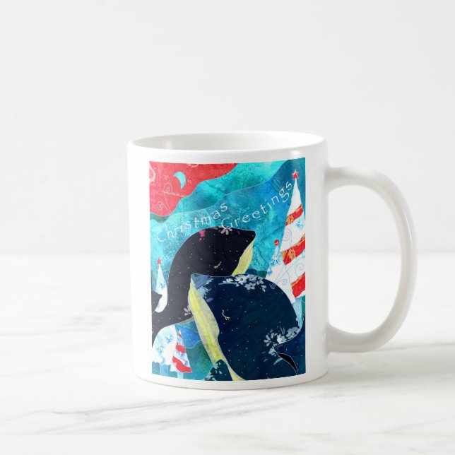 Baleines de Noël : Tasse de Noël (Droite)
