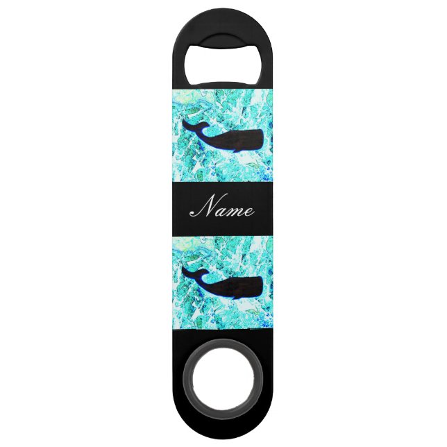 baleines noires sous l'eau (Dos)