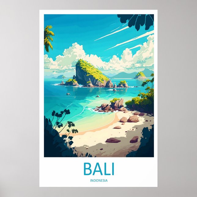 Bali Impression sur toile Art mural Bali Décoratio (Devant)