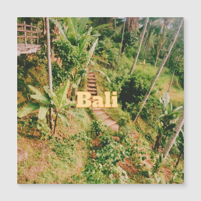 Bali Souvenir Flexible Photo Magnet (Devant)